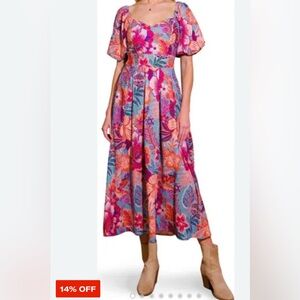 Gorgeous Flying Tomato Elisha Midi Dress- small